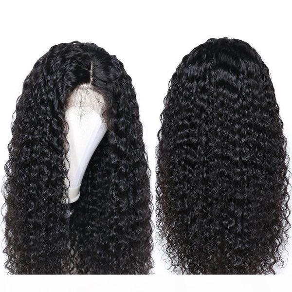 

fake scalp lace front human hair wigs for lack women 13x6 frontal virgin brazilian curly lacefront wig pre plucked with baby hair, Black;brown