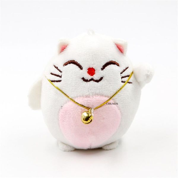 

1x random color 8cm approx. lovely cat plush toy key chain stuffed animal cat plush doll wmtgdp mywjqq