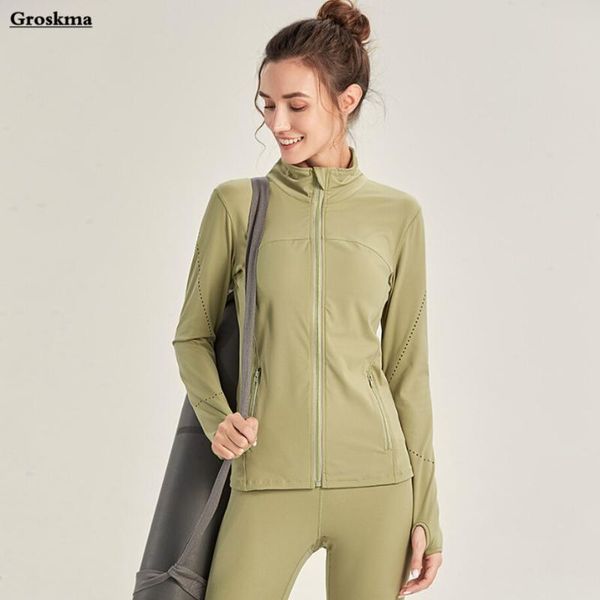 

running jackets zipper women mesh quick dry sports clothing long sleeve fitness gym coats exercise yoga ropa deportiva, Black;red