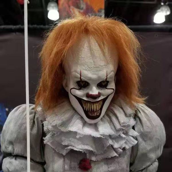 

chapter clown it deluxe pennywise 2 cosplay mask joker halloween fancy party prop