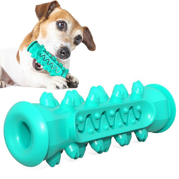 Dog Toys Зубная щетка Устойчивы утечняющие чистые зубы шлифовальные палочки ПЭТ кость жевательная игрушка кусает клей собаки игрушки LJ201125