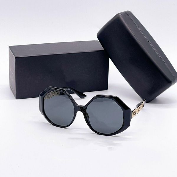 

4395 fashion sunglasses ins stylish luxury designer polygon oversized square chic sunglasses for women ladies female 7 colors, White;black