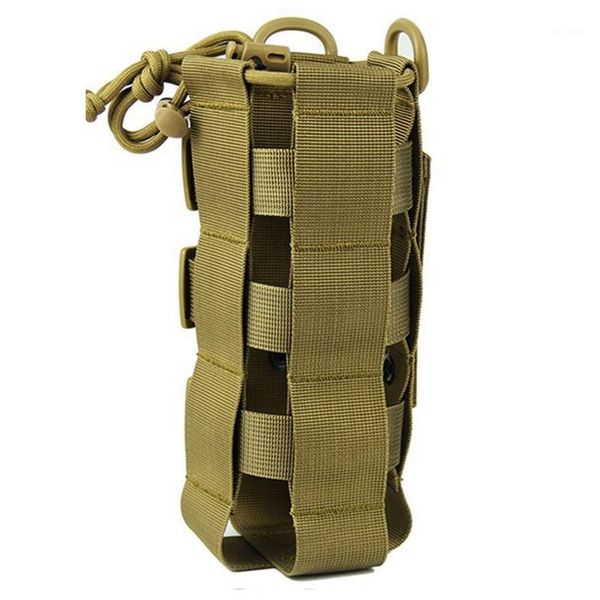 

water bottle eco-friendly camouflage print durable drawstring outdoor pouch kettle pocket cloth camping1