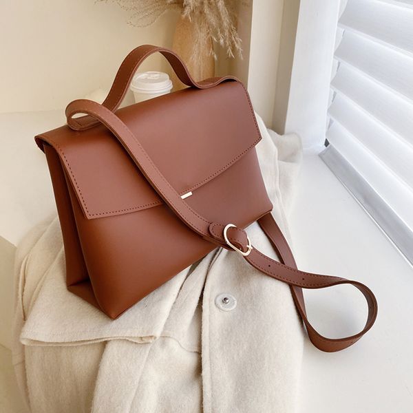 

vintage fashion female tote bag 2020 new pu leather women's designer handbag high capacity shoulder messenger bag c0125