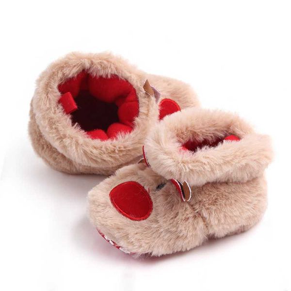 

2020 winter christmas elk first walkers baby girls boys keep warm shoes anti-slip newborn toddler infant girl footwear shoes
