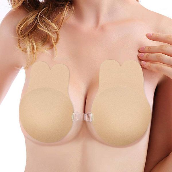 

push up bra strapless adhesive bra sticker self adhesive nipple cover reusable breast pasties silicone invisible lingerie1, Red;black