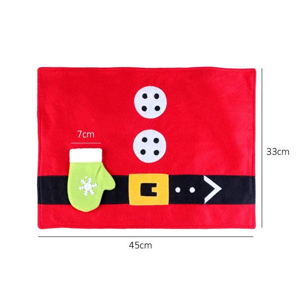 

1 шт. silverware держатели месценых ножей fork mat ужин стол украшения новогоднее рождественские украшения для дома sqcgzt