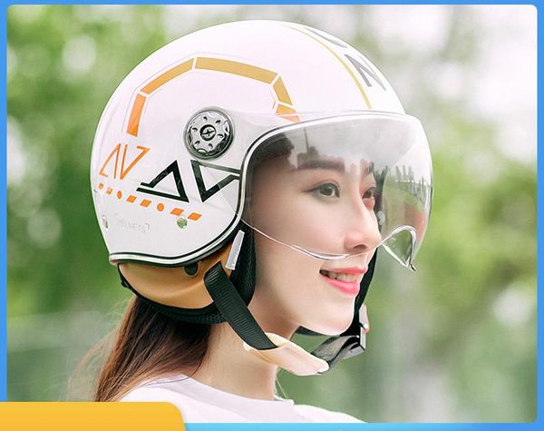 

motorcycle helmets 2021 electric bicycle helmet open face men women summer scooter motorbike casco moto bike winter