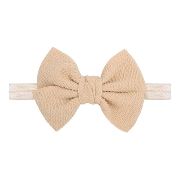 

20pcs/lot 4.3" fashion seersucker waffle hair bows with headbands for women girls kids headwear headband kids hair accessories q sqcfcj