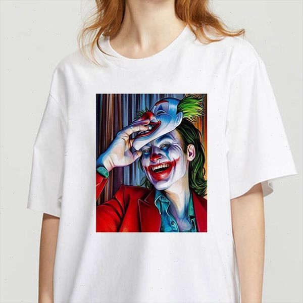 

graphic tees clowns of different styles tshirts women funny t shirt o neck t shirt vintage vogue ullzang mujer t shirt, White