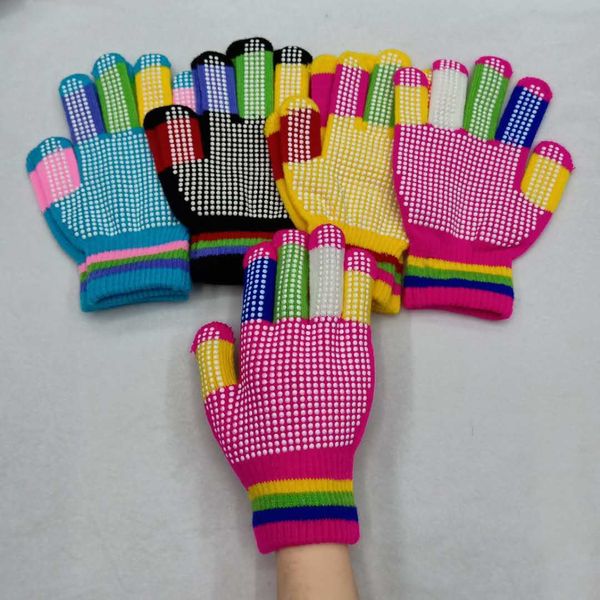 

lovely magic elastic knitting for winter outdoors playing skiing gloves party gifts dhe628