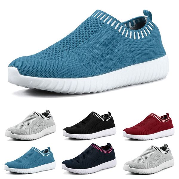 

selling large size women's shoes flying woven sneakers one foot breathable lightweight casual sports shoes running shoes four