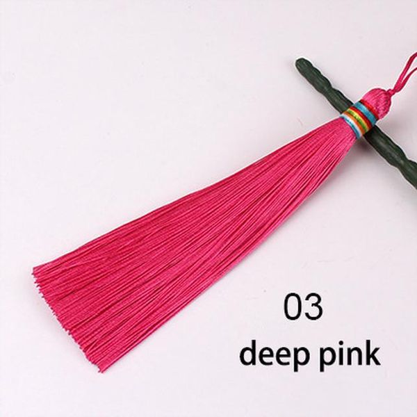 

12pcs lot 13cm diy colourful line tassel silk fringe sewing bang tassel trim decorative key tassels for curtain home decoration h bbyevk