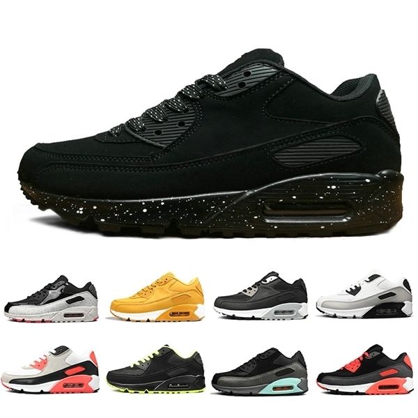 

triple black men classic 90 mens running shoes women sports trainers classic 90s cushion brand sneakers designer chaussures 36-45