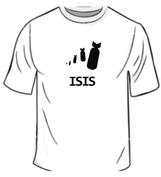 

sport cotton cool design 3d tee shirts bomb isis t-shirt anti isis tshirt bomb the pieces of human debris isistee fitted t shirts