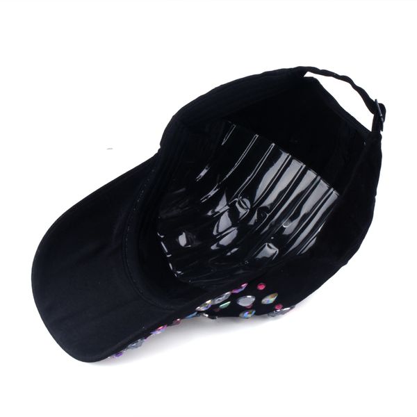 

yarbuu]brand black baseball caps with rhinestone new snapback casual summer cap for women adjustable female hat 201019, Blue;gray