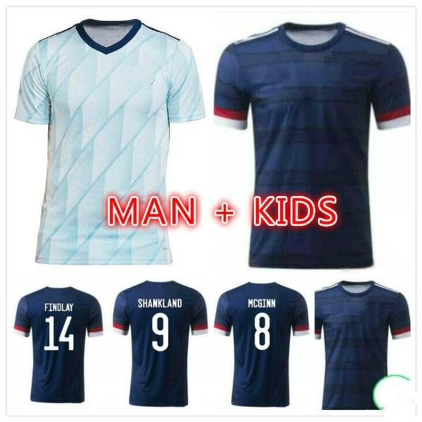 

kids+men 2020 2021 scotland soccer jerseys 20 21 camisetas de fútbol home mcgregor mcginn armstrong robertson national team football shirts, Black;yellow