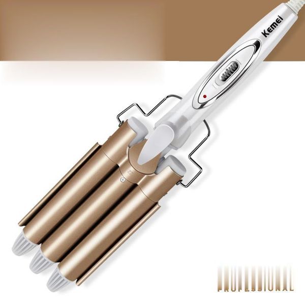 

professional hair tools curling iron ceramic triple barrel hair styler hair waver styling tools