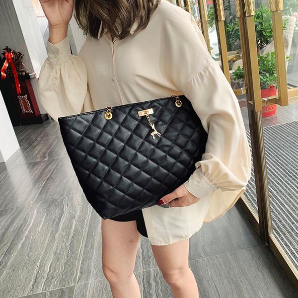 

simple and elegant 2020 new fashion fashion handbag korean version crossbody bag large capacity ringer chain bag