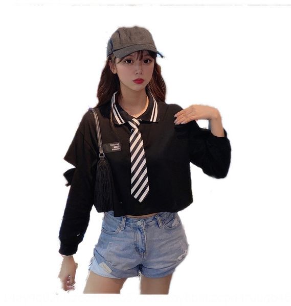 

sweater early women autumn sleeve new academic long fashion short tie polo sweater hole collar nt5wz for 2020 1iwka korean lcrpi