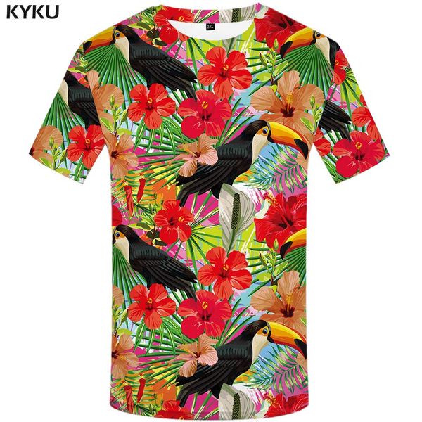 

brand flower pink rock flower styles mens male floral 3d print shirts hentai harajuku aesthetic men clothing