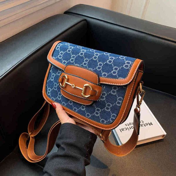 

2022 factory wholesale handbag autumn winter cowboy saddle women's underarm bag summer versatile one shoulder bag