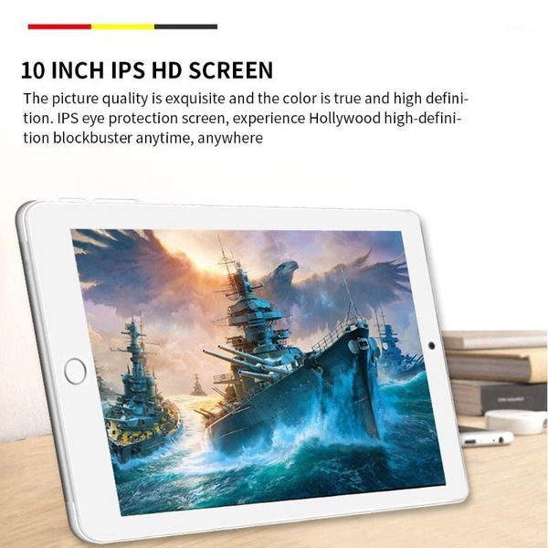 

tablet pc 10 inch wifi for android ips screen dual camera hd computer light loud sound student gift1
