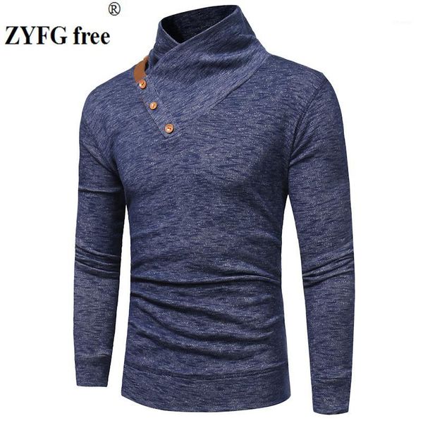 

new arrivals style fashion brand sweater men casual pullovers solid color turtleneck cultivation knitting sweater eu size1, White;black