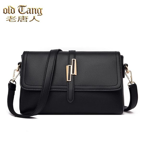 

cross body old tang solid color pu leather shoulder bags for women 2021 fashion luxury designer hand crossbody bolsas de mujer