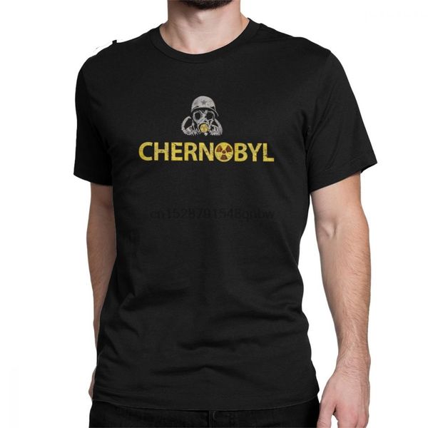 

chernobyl funny tees short sleeve radioactive tv show russia gas mask round collar clothes plus size sport hooded sweatshirt hoodie t shirt