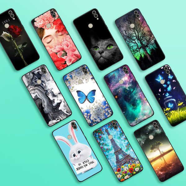

силиконовый чехол soft tpu для huawei honor8x 8 x funda назад телефон бампер на honor 8x matt case capas shell