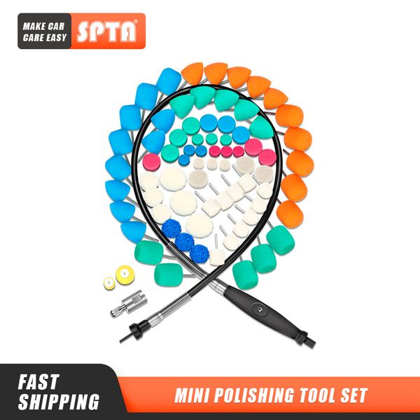 

spta mini polishing machine car beauty detailing extention tools polishing kit for rotary polisher