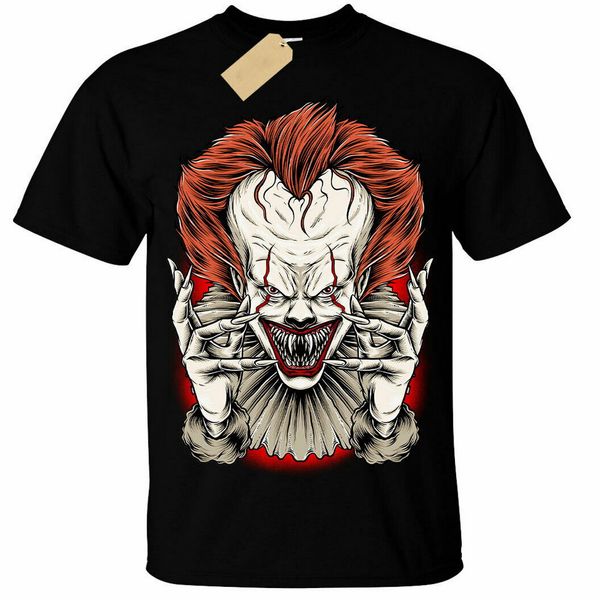 

evil clown tee t shirt mens it horror halloween dark scary t-shirt brand clothing sport hooded sweatshirt hoodie