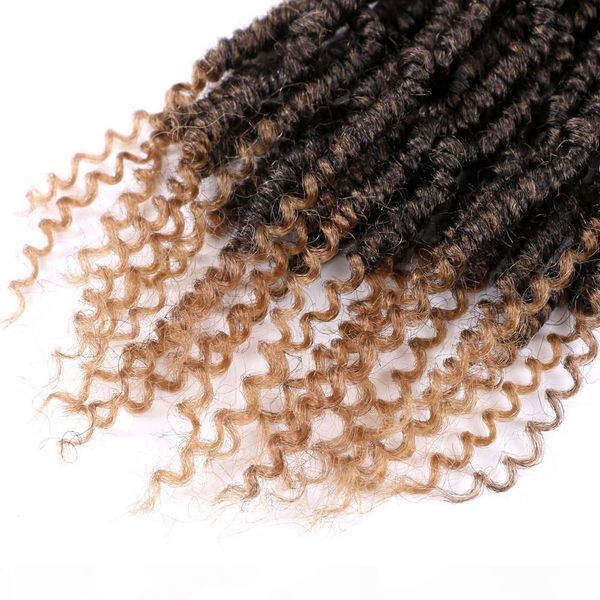 

12" pre-looped fluffy bomb twists spring passion synthetic bomb twist crochet hair extensions 60g pc pre looped fluffy braiding hair, Black
