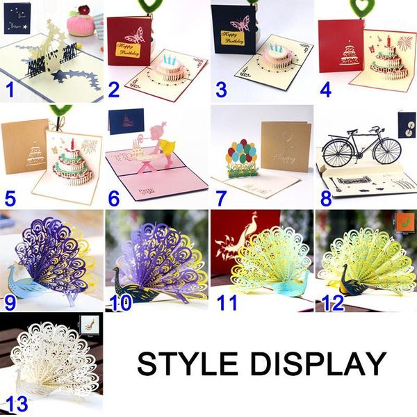 

greeting cards handmade birthday card 3d wedding party invitation ti991