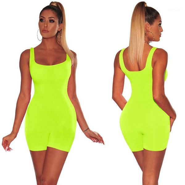 

2020 summer playsuit women casual rompers slim backless woman short playsuits and jumpsuits skinny sportswear womens1, Black;white