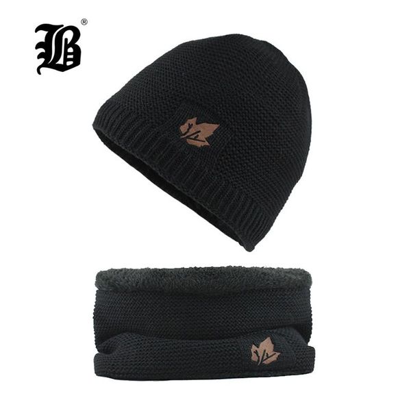 

flb] skullies beanies winter knitted hat beanie scarf men winter hats for men women caps gorras bonnet mask brand hats f18034 sqcjju, Black;white