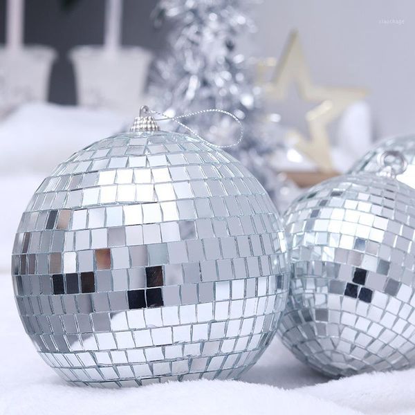 

party decoration mirror balls christmas decorations decor year xmas ornaments 1/6/12pcs1