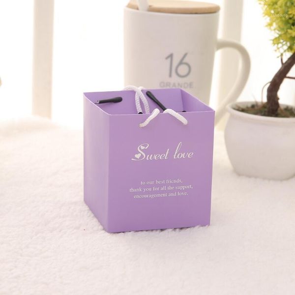 

10pcs/lot letter square bag wedding decoration candy box baby shower gift box wedding favor and gift supplier1