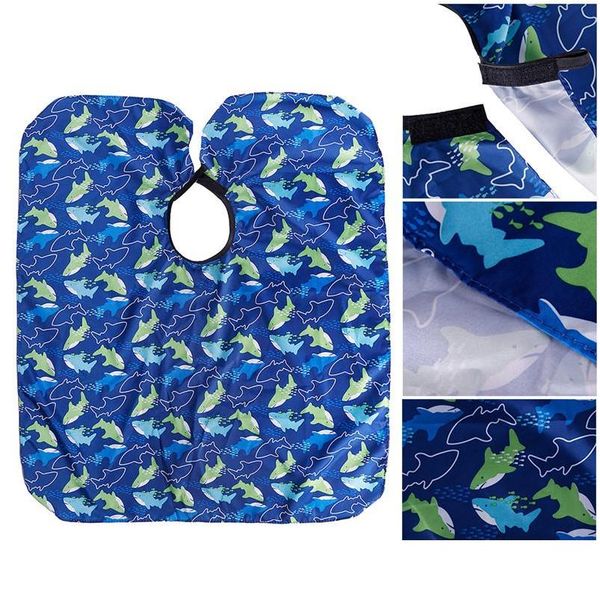 

salon waterproof hair cutting gown cape nylon hairdresser cape sea fish patterned barber for kids child wa qyllrn sweet07