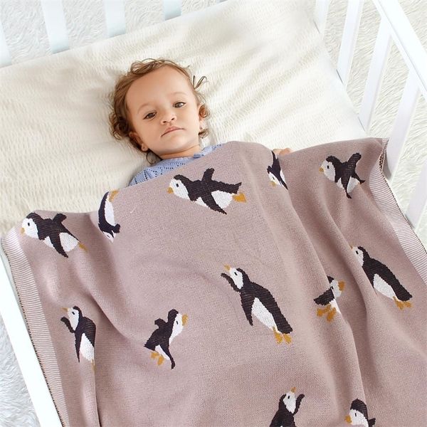 

baby blankets animal knitted cotton spring stuff for newborns swaddle stroller blanket cobertor infantil wrap monthly kids quilt y201009