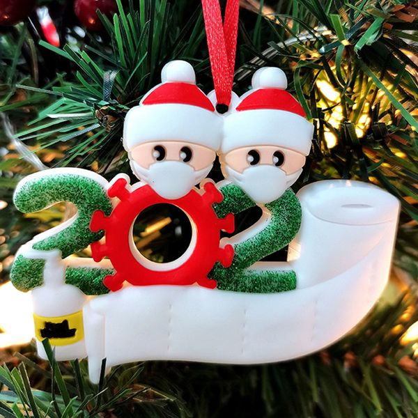 

diy name blessings 3d snowman tree hanging pendant pvc spot mask new christmas decorations santa claus fast ship ccd2023