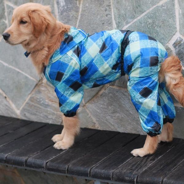 

большая собака дождевик водонепроницаемая одежда для big dog комбинезон rain jacket самоед золотистый ретривер husky лабрадор pet outfit bby