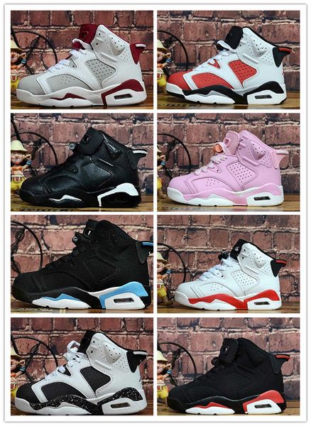 

sell children 4 6 basketball shoes wholesale new 1 space jam sneakers kids sports running girl boy trainers shoes 28-35, Black