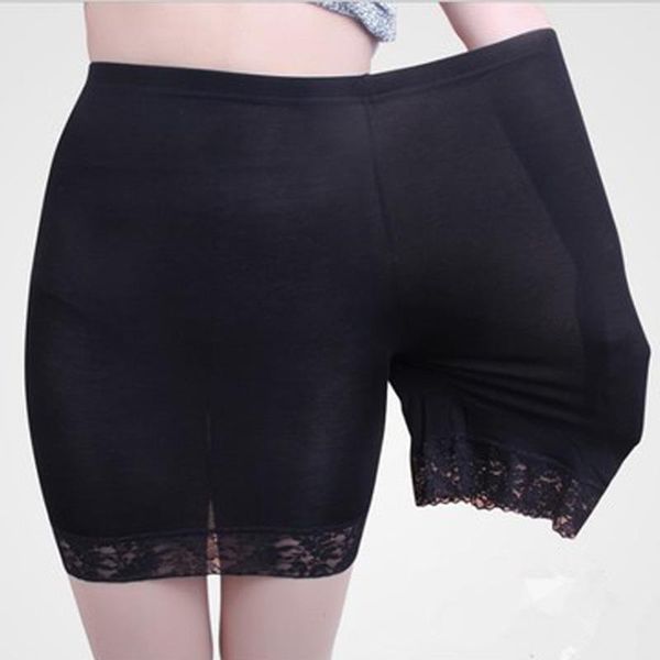 

yesello женщин safaty брюки модального шнурок comfy трусы лето, пригодная для платья boxer плюс размер drop доставка, Black