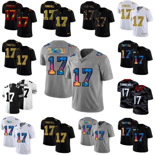 

men #17 ryan tannehill leopard print fashion vapor limited women youth nfl jerseys black, Black;red