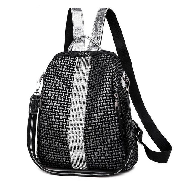 

women backpacks simple travel backpack fashion zipper shoulder bags leather bagpack light lady school bag mochila mujer
