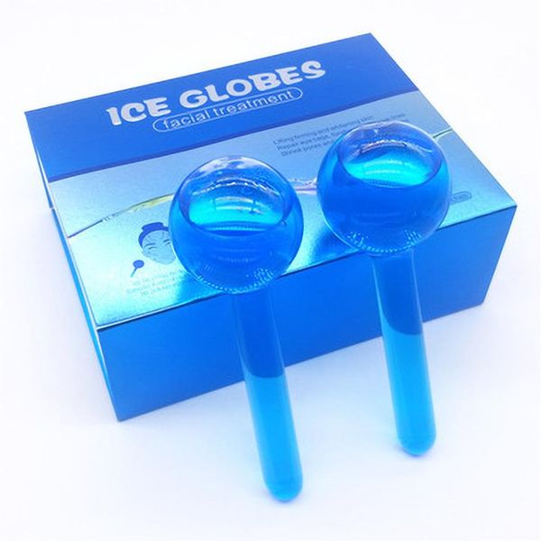 

ice hockey energy beauty masks crystal ball facial cooling globes water wave for face eye massage skin care tool a37