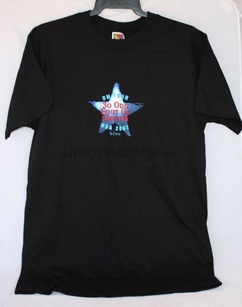 

tofog black on tour usa 2001 bloc t-shirt (tour dates) - russell crowe sport hooded sweatshirt hoodie