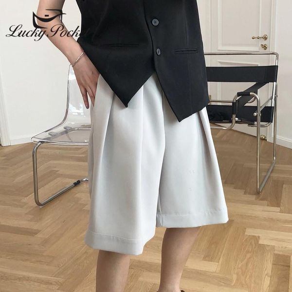 

women's shorts women summer solid color loose fashion light gray female brand casual ladies comfortable ml350, White;black